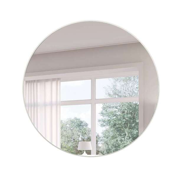 Espelho Decorativo Queens 60x60 Cm Off White