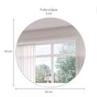 Espelho Decorativo Queens 60x60 Cm Off White