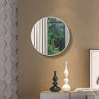 Espelho Decorativo Queens 60x60 Cm Off White