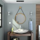 Espelho Decorativo Redondo 67cm Com Alça Adnet B01 Escandinav