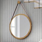 Espelho Decorativo Redondo 67cm Com Alça Adnet B01 Escandinav