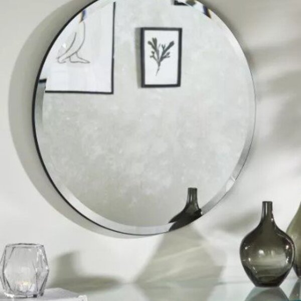 Espelho Decorativo Redondo Bisote