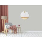 Espelho Decorativo Redondo Com Aplique Redondo Pinus Incolor