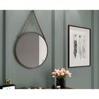 Espelho Decorativo Redondo - Rústico