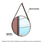 Espelho Decorativo Redondo - Rústico