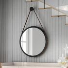 Espelho Decorativo Redondo Splendido 54cm Com Alça - Pr Móveis