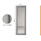 Espelho Decorativo Retangular 196x68cm Boreal Cabecasa Madeir