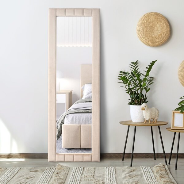 Espelho Decorativo Retangular 196x68cm Uvaia Cabecasa Madeira