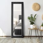 Espelho Decorativo Retangular 196x68cm Uvaia Cabecasa Madeira