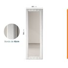 Espelho Decorativo Retangular 196x68cm Uvaia Cabecasa Madeira