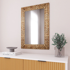 Espelho Decorativo Retangular 3,5x54cm Bege Com Moldura Jacinte Inspire