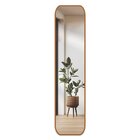 Espelho Decorativo Retangular 38x160 Grande De Parede Caramelo