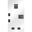 Espelho Decorativo Retangular 50cmx30cm Moderno Luxo Sala Qua