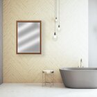 Espelho Decorativo Retangular 60x40 Com Moldura Para Sala Lav