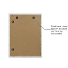 Espelho Decorativo Retangular 70x50cm Branco Com Moldura Charm Inspire