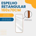 Espelho Decorativo Retangular Arredondado 70x160 Grande De Pa