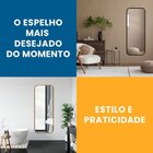Espelho Decorativo Retangular Arredondado 70x160 Grande De Pa