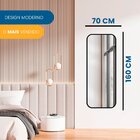 Espelho Decorativo Retangular Arredondado 70x160 Grande De Pa