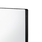 Espelho Decorativo Retangular com Moldura Preto 180x90cm