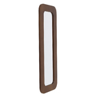 Espelho Decorativo Retangular Moodboard Marrom 65x25cm Arte Própria