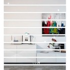 Espelho Decorativo Retângulo Listras Em Acrílico Sala Quarto