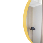 Espelho Decorativo Round Interno Amarelo 20 Cm Redondo