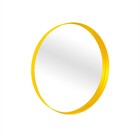 Espelho Decorativo Round Interno Amarelo 30 Cm Redondo