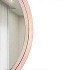 Espelho Decorativo Round Interno Rosa 20 Cm Redondo