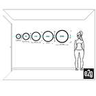 Espelho Decorativo Round Interno Rosa 30 Cm Redondo