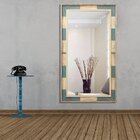 Espelho Decorativo Rústico Com Moldura Decore Pronto Branco E