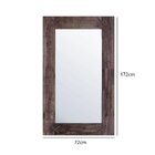Espelho Decorativo Rústico Detalhes Em Corano Decore Pronto M