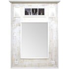 Espelho Decorativo Rústico Provençal Com Apliques Decore Pron