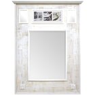 Espelho Decorativo Rústico Provençal Com Apliques Decore Pron