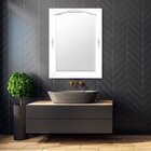 Espelho Decorativo Rústico Provençal Com Apliques Decore Pron