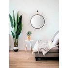 Espelho Decorativo Short Strip Amarelo Alça Corino Preta 50 C