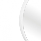 Espelho Decorativo Short Strip Branco Alça Corino Rajada 60 C