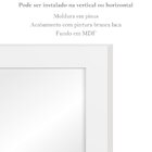 Espelho Decorativo Simple 35x115cm Tropical Artes Branco