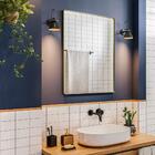 Espelho Decorativo Skkar Retang 92x62 Moldura 25 Cm Dhom