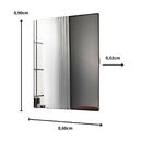 Espelho Decorativo Star Com Moldura  Preto