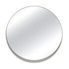 Espelho Decorativo Stokolmo Branco Off White 60 Cm Redondo Br