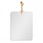 Espelho Decorativo Tie Alça Sisal Natural 60x40 Retangular