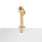 Espelho Decorativo Tie Alça Sisal Natural 60x40 Retangular