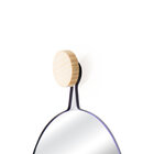 Espelho Decorativo Twiza Preto 50 Cm Redondo