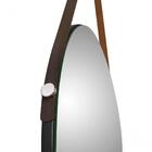 Espelho Decorativo Unitário Redondo Sunset Preto Fosco