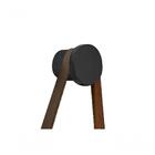 Espelho Decorativo Unitário Redondo Sunset Preto Fosco