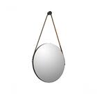 Espelho Decorativo Unitário Redondo Sunset Preto Fosco