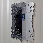 Espelho Decorativo Veneziano  Sala Quarto 55x83 38100 Prata