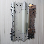 Espelho Decorativo Veneziano  Sala Quarto 60x140 38100 Prata