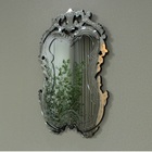 Espelho Decorativo Veneziano Amb  Quarto 66x100 3888 Prata