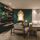 Espelho Decorativo Veneziano Dourado 50x82 3885 Dou Prata